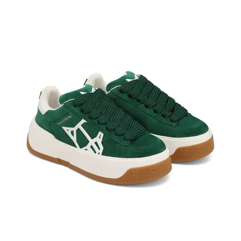 Naked Wolfe Sound Low Top Skateboard Shoes Women's Green-2