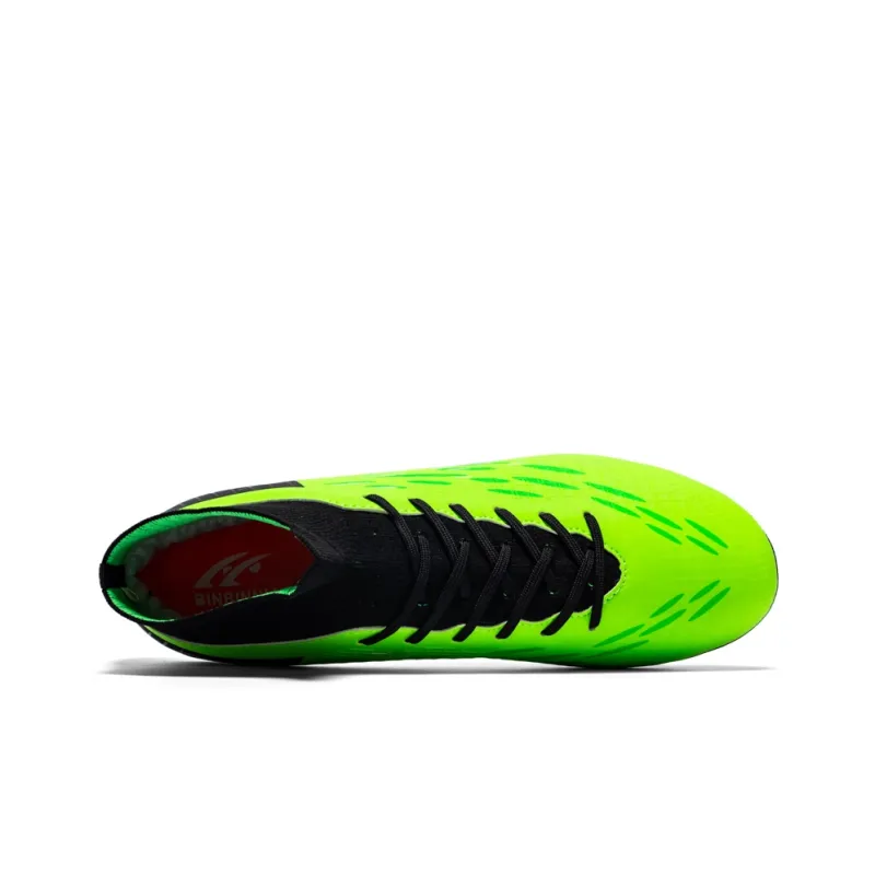 ATAY Soccer Shoes Unisex High Top Black-16