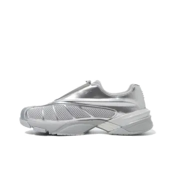 FILA Cushioning Anti Slip And Wear Resistant Low Top Training Shoes Unisex Silver