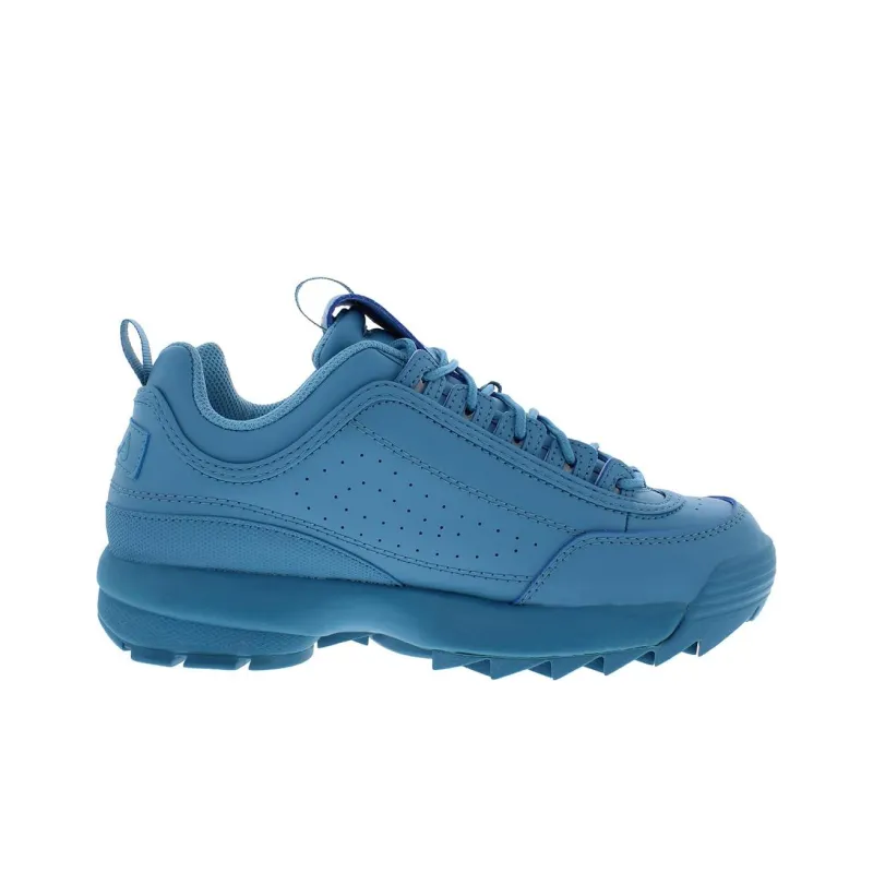 FILA Disruptor 2 Shock Absorbers With Slip Resistant Features Low Top Running Shoes Women's Blue-1