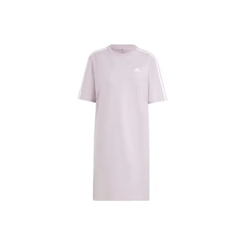 Adidas Essential Short-Sleeved Dresses Women's Pink