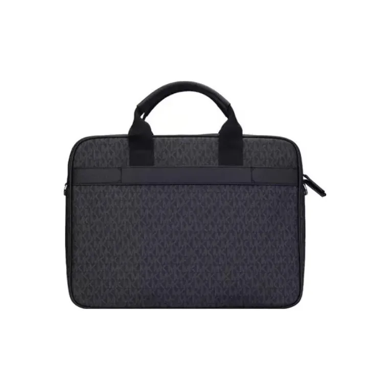 MICHAEL KORS MK Cooper Coated Canvas Briefcase, Handbag, Shoulder Bag Men's Black-1