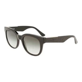 LACOSTE Plastic Oval Sunglasses Women's Black