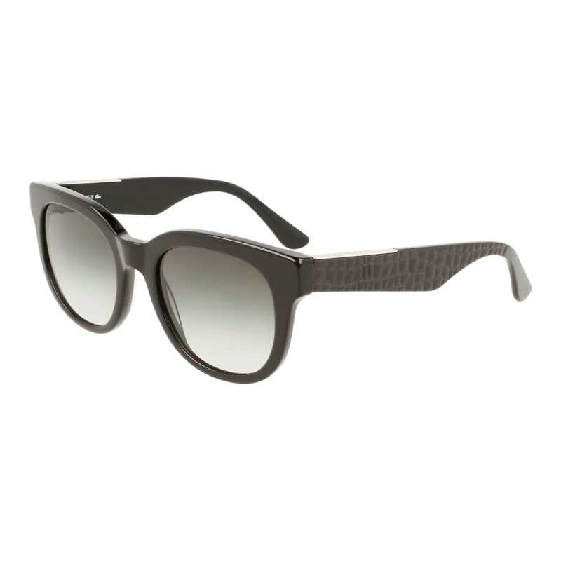 LACOSTE Plastic Oval Sunglasses Women's Black-0