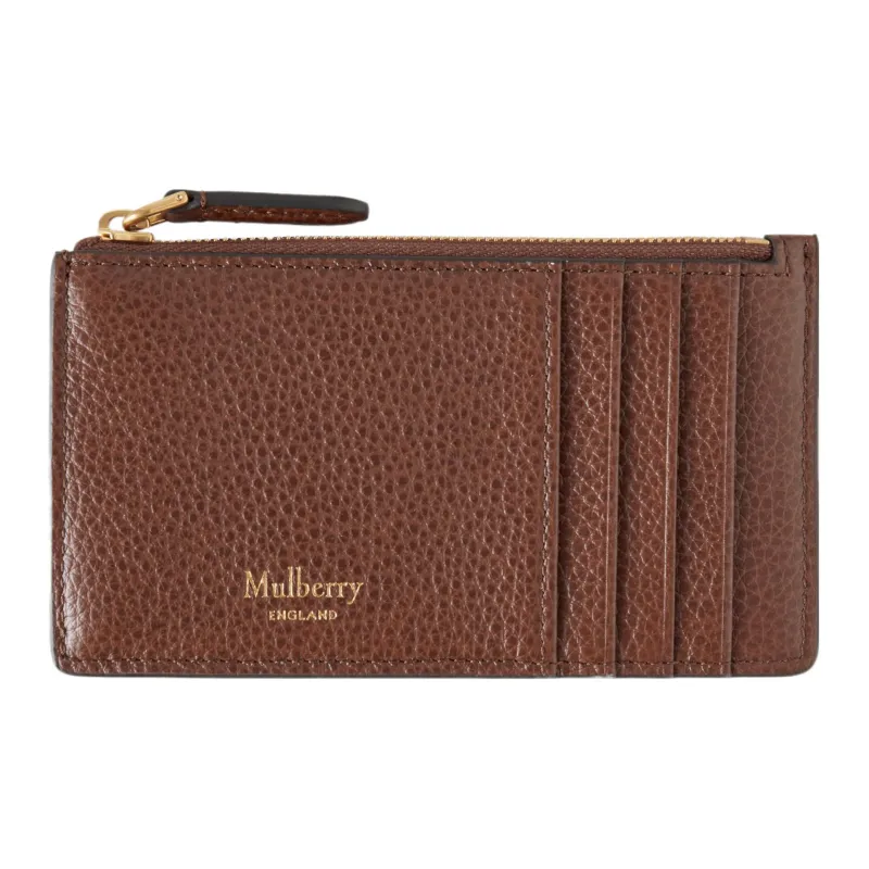 Mulberry Zipped Leather Coin Pouch-0