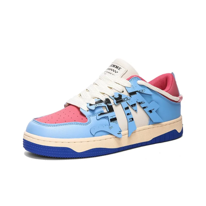 DIEMME Anti Slip Wear Resistant Low Top Casual Shoes Women's Blue-1