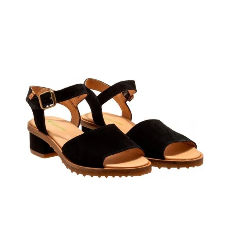 El Naturalista Strap Sandals 4.5cm Women's Black-1