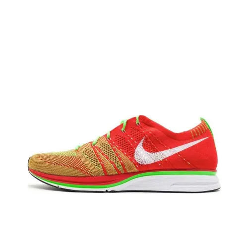 Nike Flyknit Trainer+ University Red Electric Green