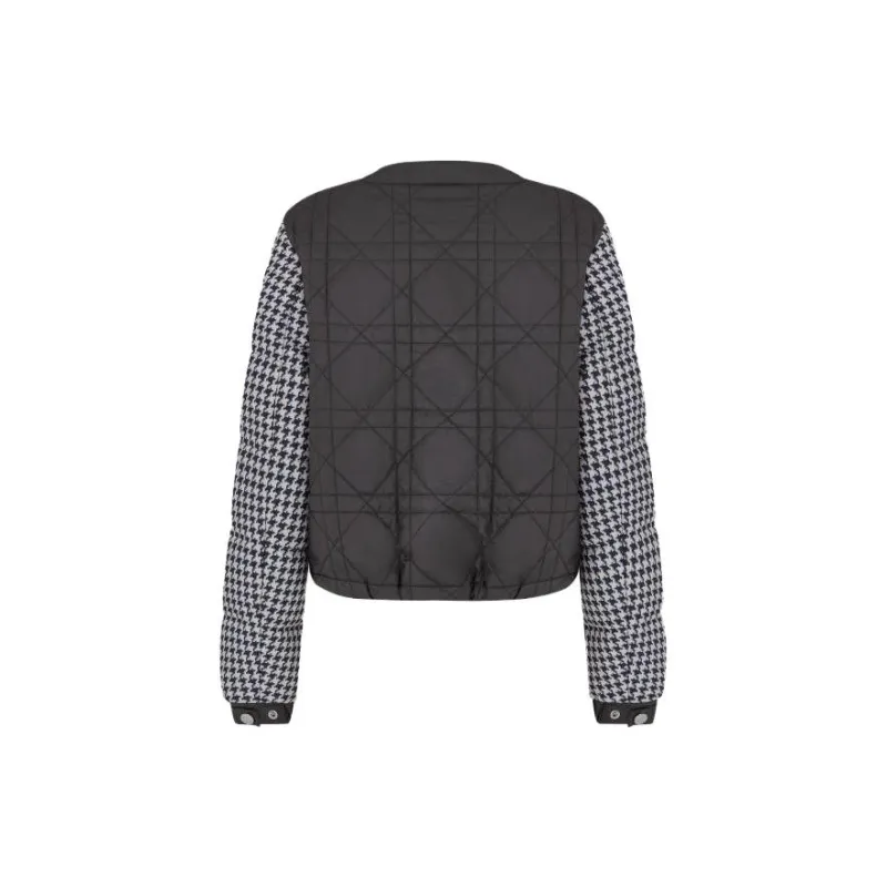 DIOR Houndstooth Zip Up Jacket-1