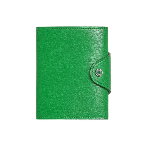 HERMES Card Holders Green