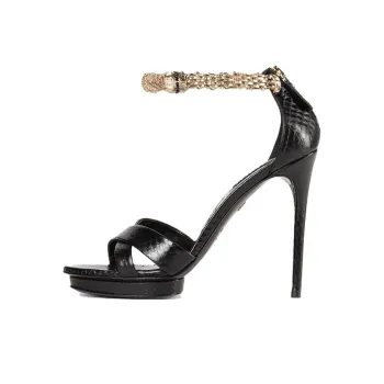 Roberto Cavalli Strap Sandals Women's Black