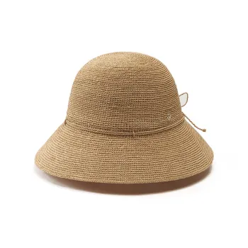 HELEN KAMINSKI Raffia Bucket Hats Women's Umber