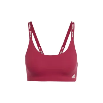 Adidas ACTIVE MICRO-FLEX SCOOP LOUNGE BRA Bra Women's Burgundy