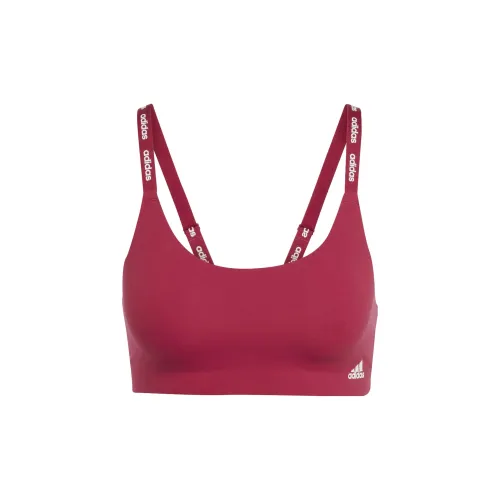 Adidas ACTIVE MICRO-FLEX SCOOP LOUNGE BRA Bra Women's Burgundy