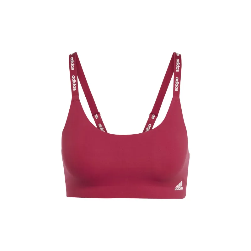 Adidas ACTIVE MICRO-FLEX SCOOP LOUNGE BRA Bra Women's Burgundy-0