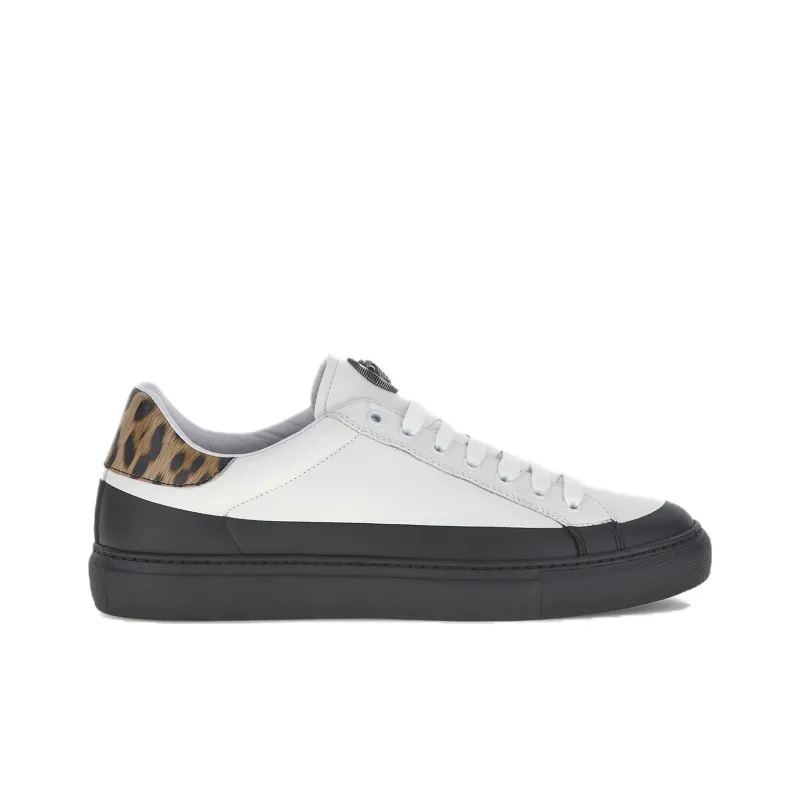 Roberto Cavalli Skateboard Shoes Men's White-1