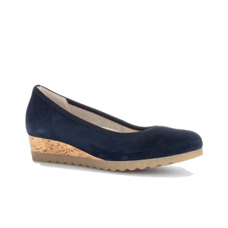 Gabor Casual Single Shoes Women's Blue Brown-1