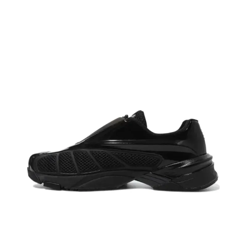 FILA Cushioning, Wear Resistant Low Top Training Shoes Unisex Black-0