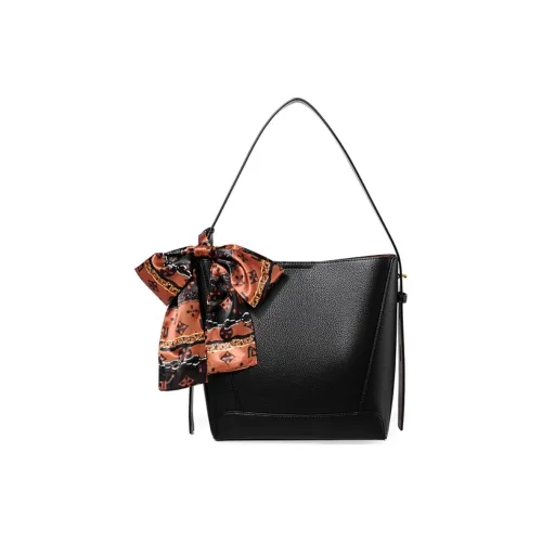 Versman Crossbody Bags Black [Includes A Beautiful Silk Scarf]