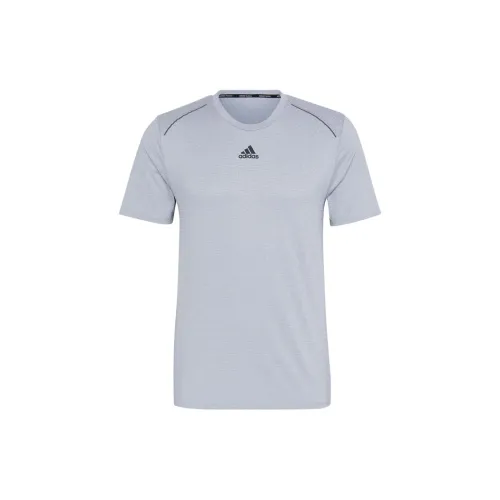 Adidas T-Shirts Men Holographic Silver