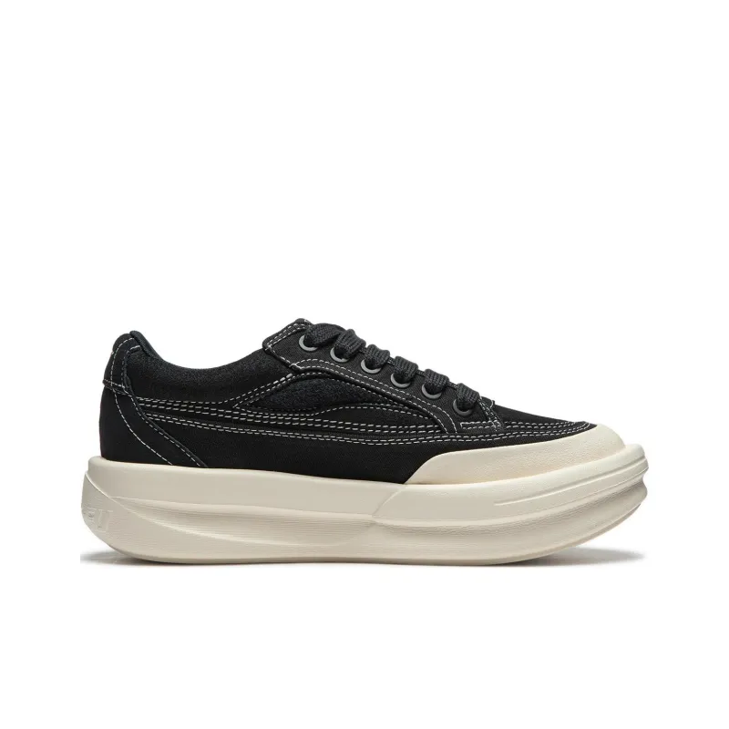 LiNing Slip Resistant Casual Shoes Unisex Black-1