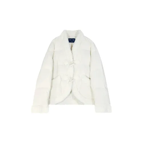 3COLOUR Puffer Jackets Women's Milk White