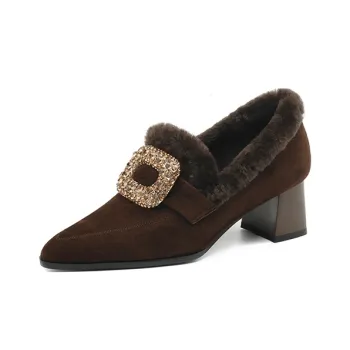 Bai Shiting Loafers 5.5cm Women's