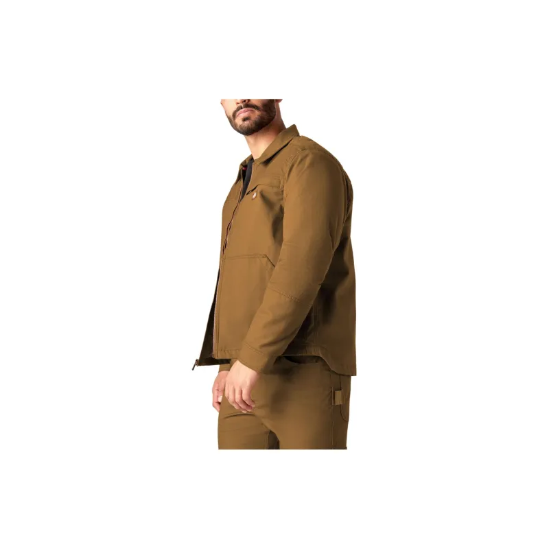 Dickies Waxed Canvas Service Jacket Jackets Coats Men's Brown-2