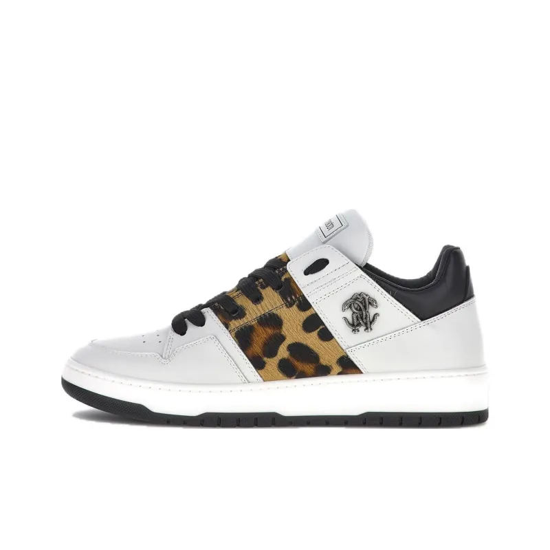 Roberto Cavalli Skateboard Shoes Men's White-0