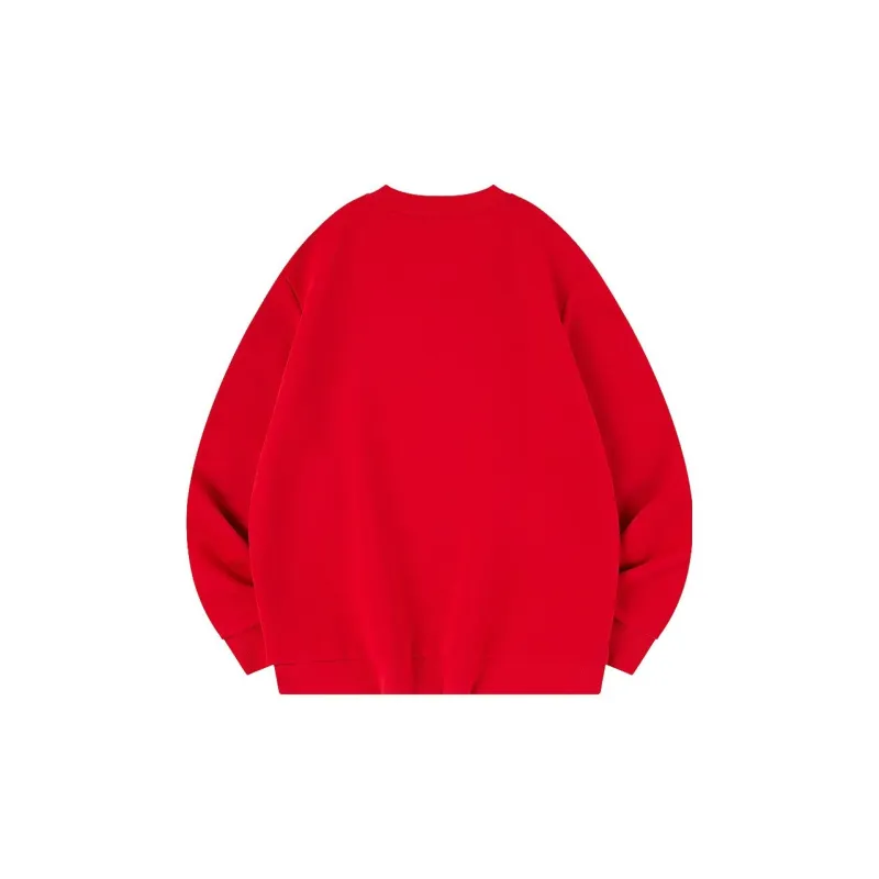 QIAODAN Sweatshirt Men's Koi Fish Red-1