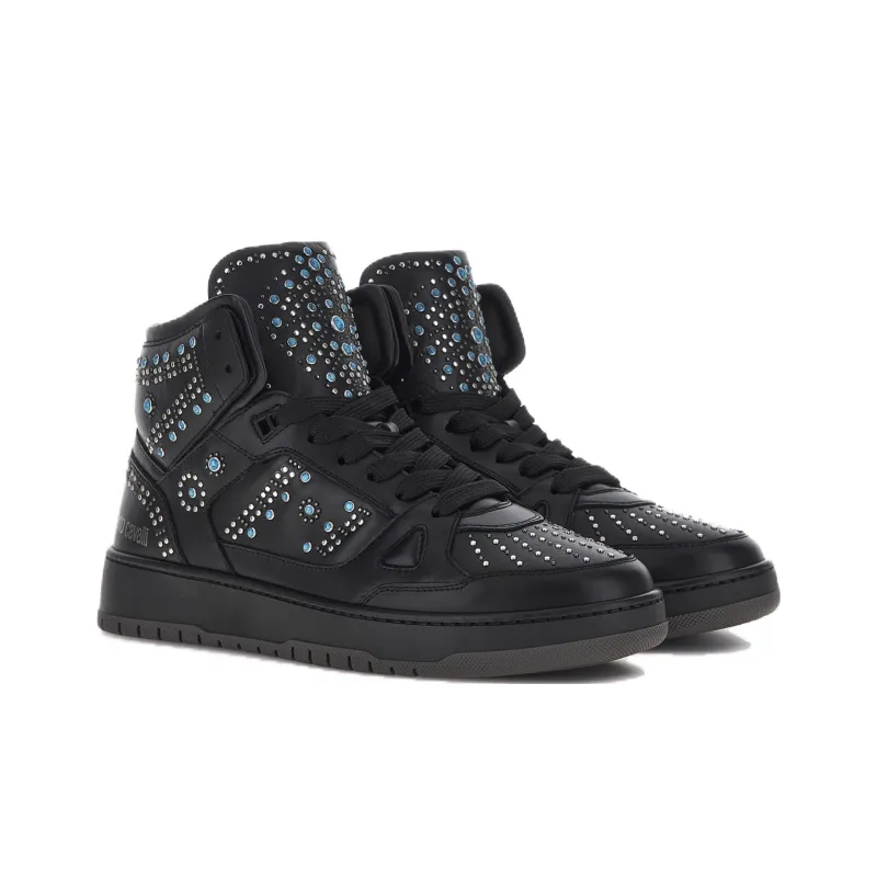 Roberto Cavalli Skateboard Shoes Men's Black-2