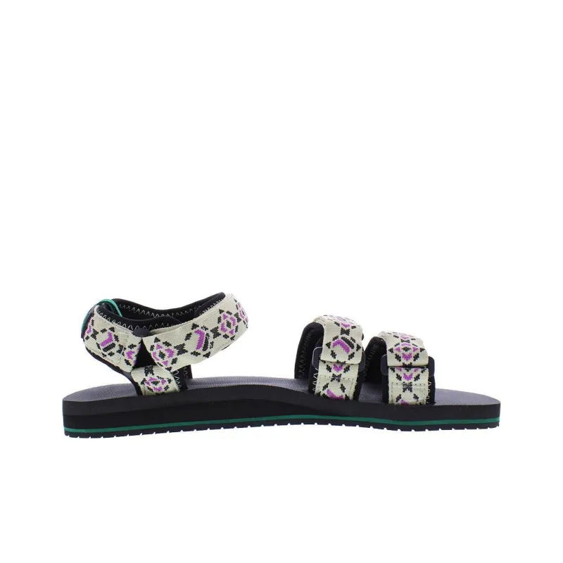FILA DRIFTER Strap Sandals Men's Beige Purple-1