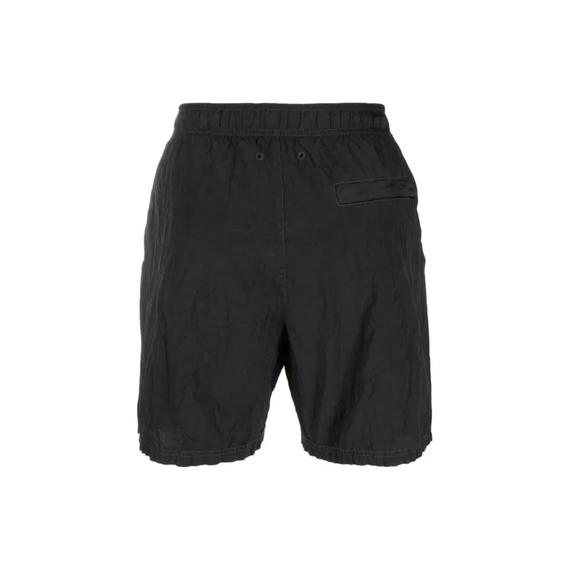 STONE ISLAND Logo Patch Elasticated Waist Shorts-1