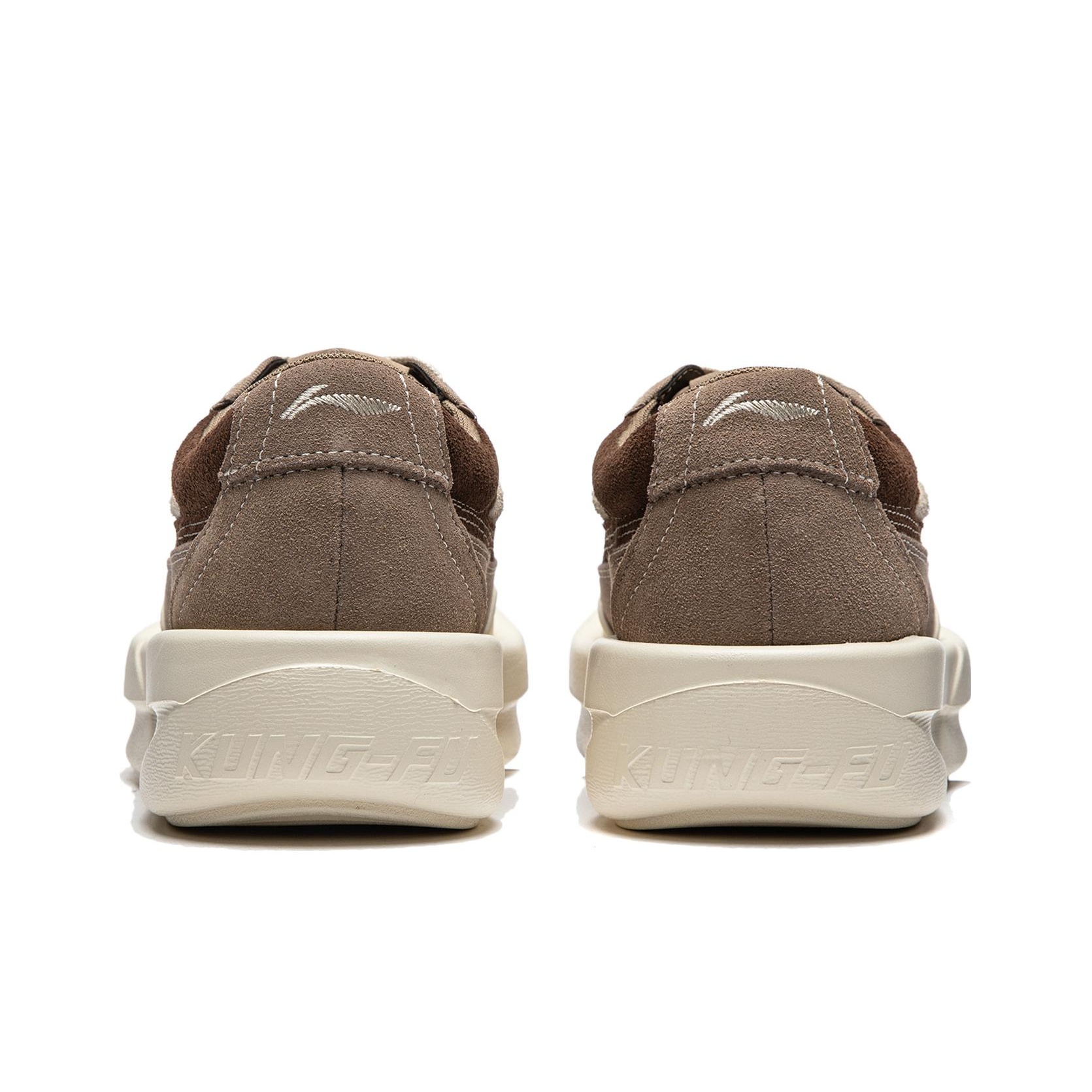 LiNing Casual Shoes Unisex Low-Top Light Brown US M 11 - POIZON