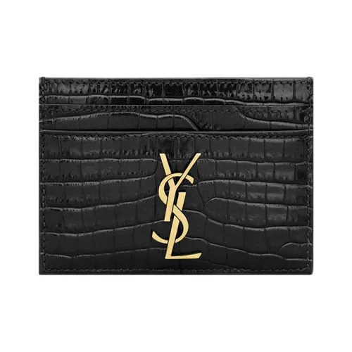 SAINT LAURENT Cassandre Card Holders