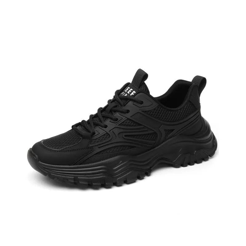 JEEP SPIRIT Chunky Sneakers Men Low Top Black-2