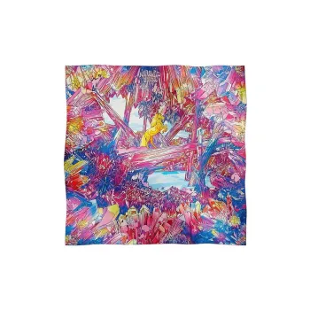 HERMES Silk Scarves Women's Multicolor