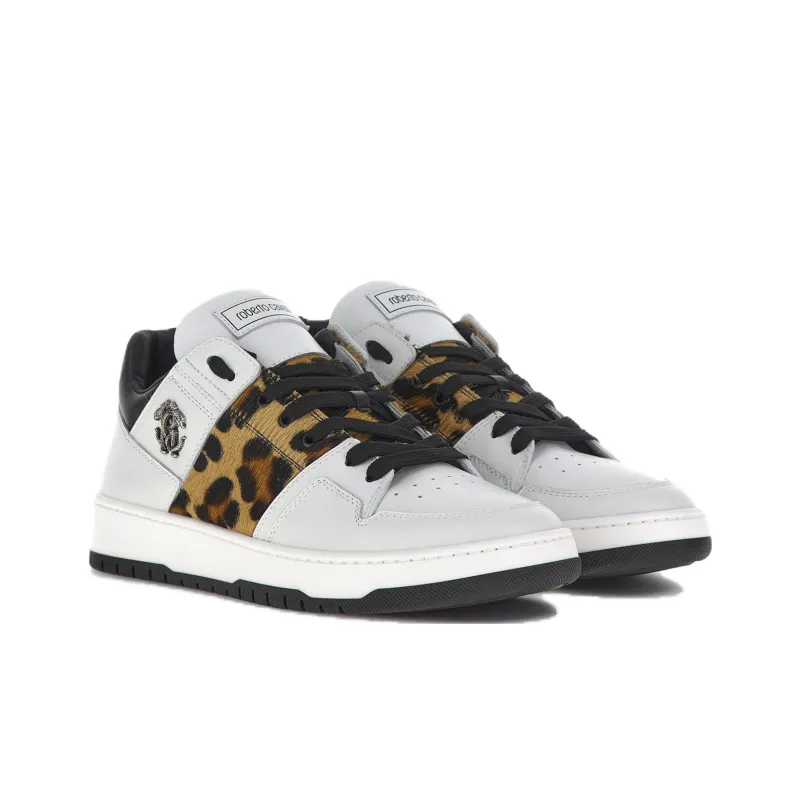 Roberto Cavalli Skateboard Shoes Men's White-2