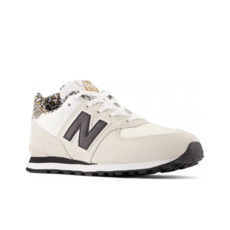 New Balance 574 Shoes 'Beige Black White' Women's-2