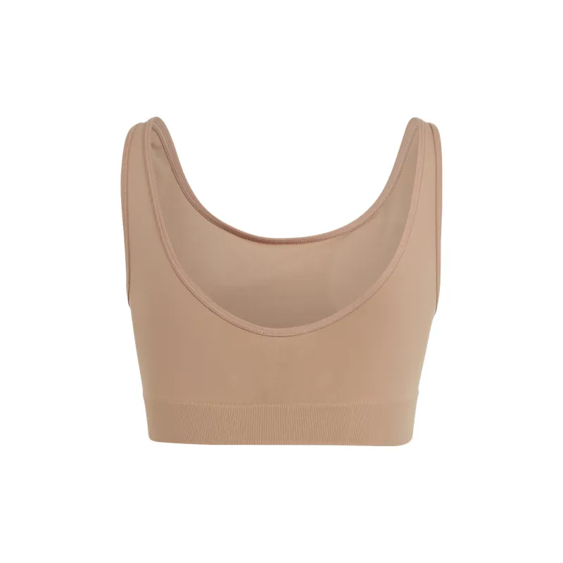 Adidas ACTIVE SEAMLESS MICRO STRETCH LOUNGE BRA UNDERWEAR Bra Women's Bronze-1