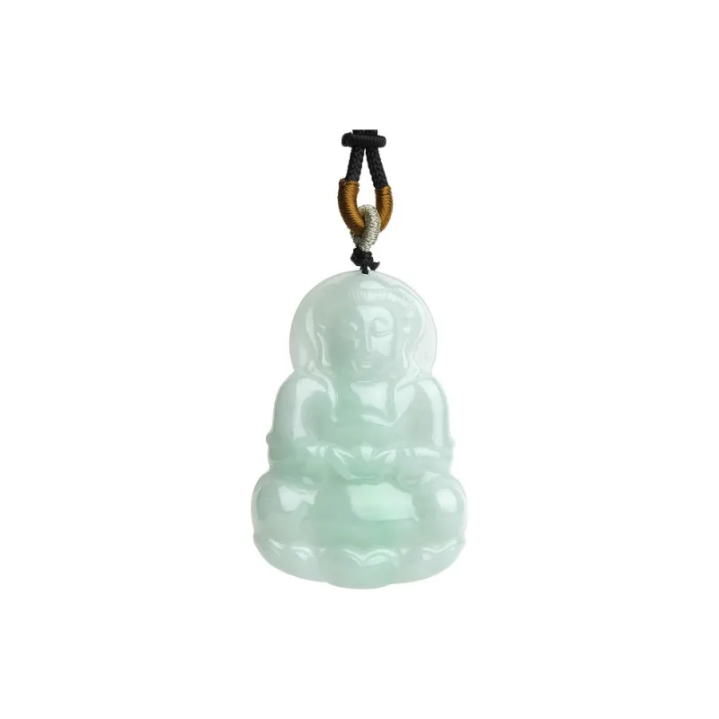 FMC Glutinous Jade Jadeite Necklaces Unisex-0