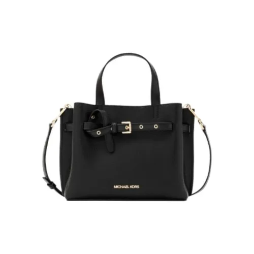 MICHAEL KORS Emilia Small Pebbled Leather Satchel