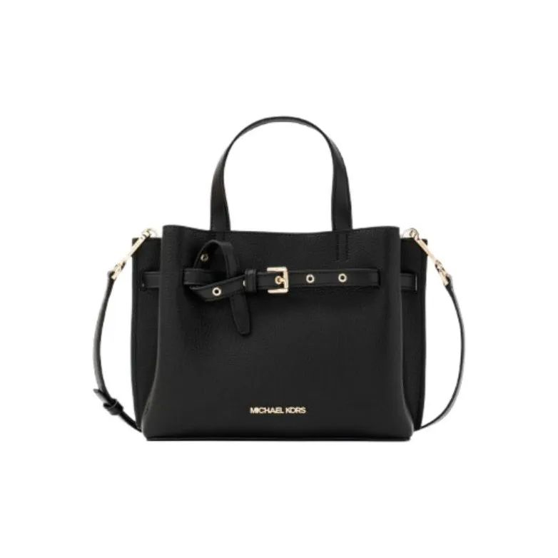 MICHAEL KORS Emilia Small Pebbled Leather Satchel-0