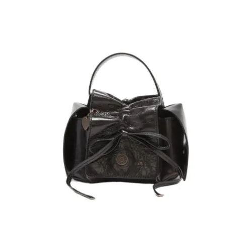 Acne Studios Calfskin One Shoulder Handbag Mini Women's Dark Brown