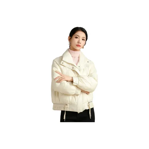 SMEN Down Jackets Women's Beige