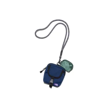 THE NORTH FACE Fabric Crossbody Bag Unisex Water Duck Blue & Purple & Cyan