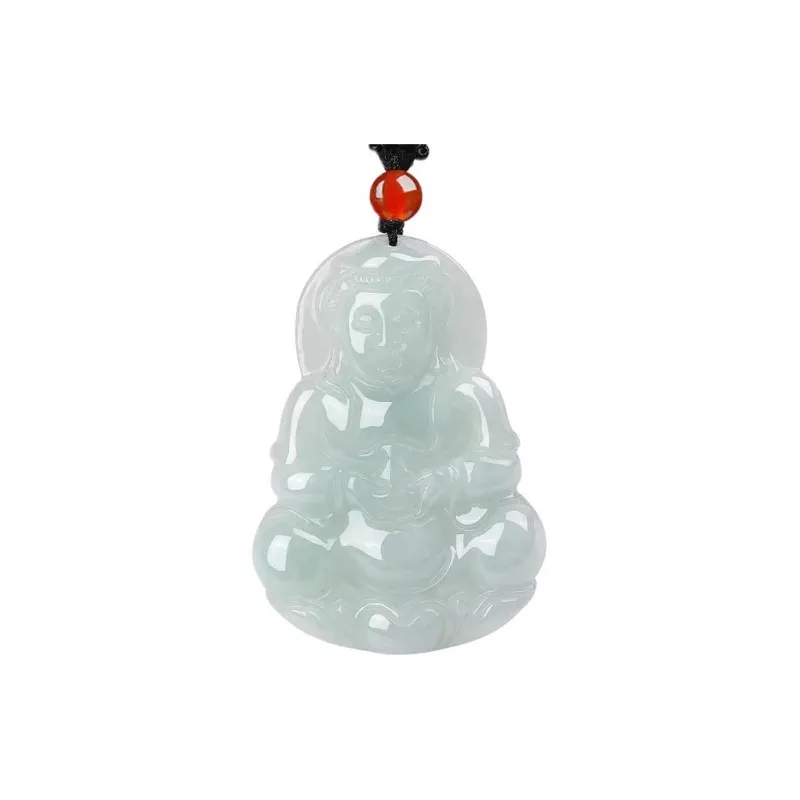 FMC Glutinous Jade Jadeite Necklaces Unisex-3