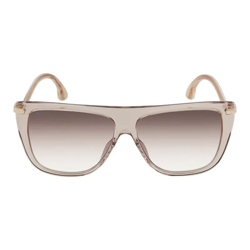 Jimmy Choo Plastic Square Sunglasses Women's Brown-1