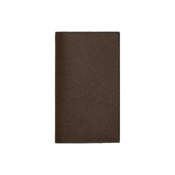 HERMES Epsom Calfskin Wallet Women's Brown