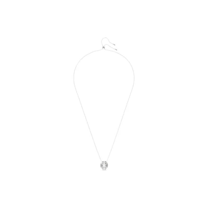Swarovski Mesmera Crystal Rhodium plated Zirconia Necklaces Women's Silver-1